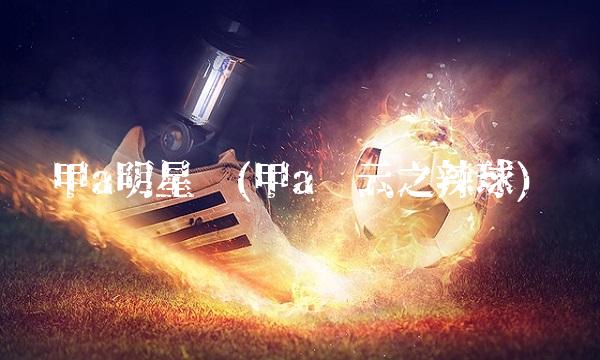 甲a明星赛(甲a风云之辣球)