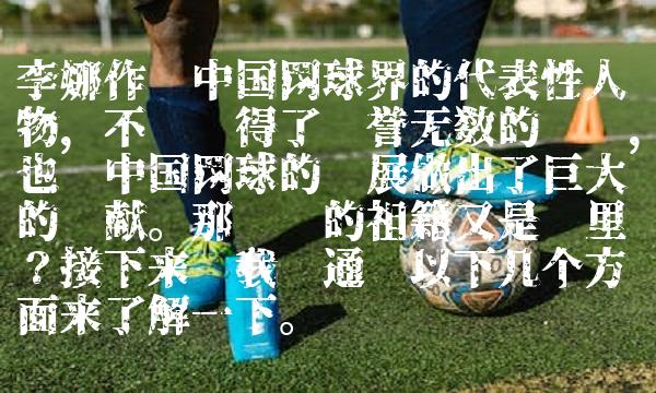 李娜作为中国网球界的代表性人物，不仅赢得了荣誉无数的奖项，也为中国网球的发展做出了巨大的贡献。那么她的祖籍又是哪里呢？接下来让我们通过以下几个方面来了解一下。