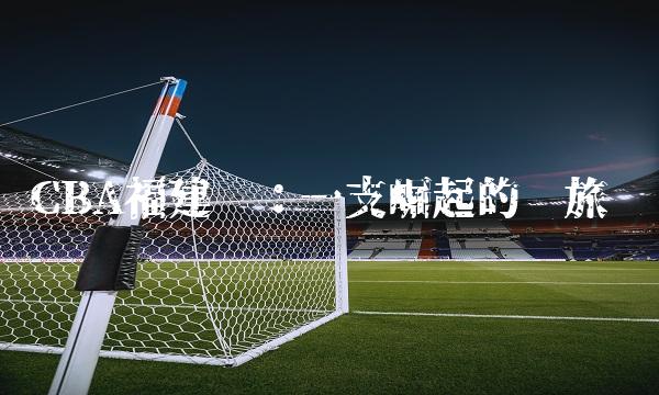 CBA福建队：一支崛起的劲旅