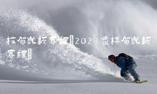 梅贺岁杯赛程(2023象棋贺岁杯赛程)